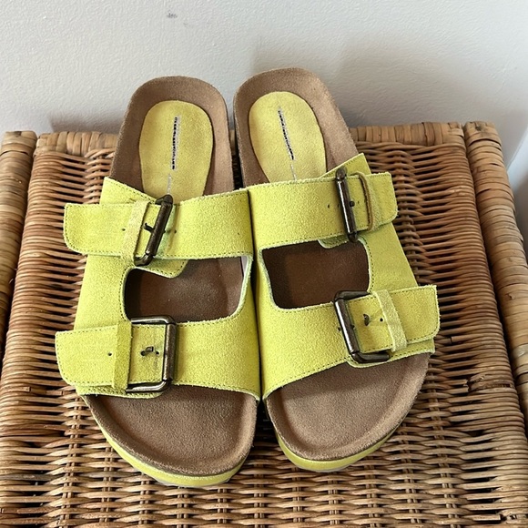 Free People x Intentionally Rule Breaker Flatform Sandals Size 7 NEW - Picture 4 of 12